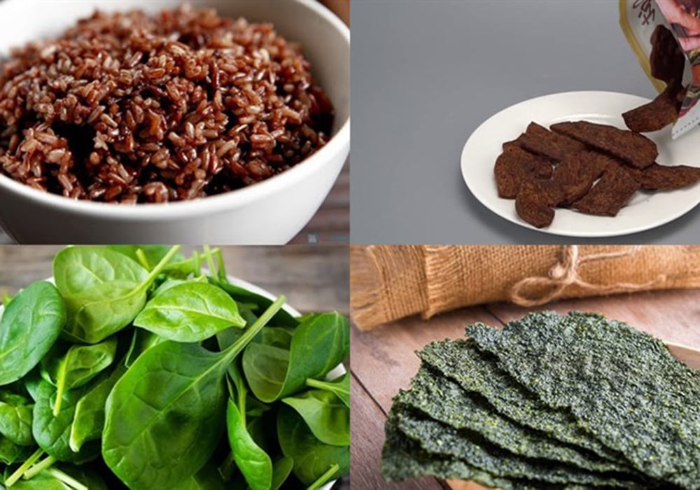 Nguyên liệu làm kimbap chay