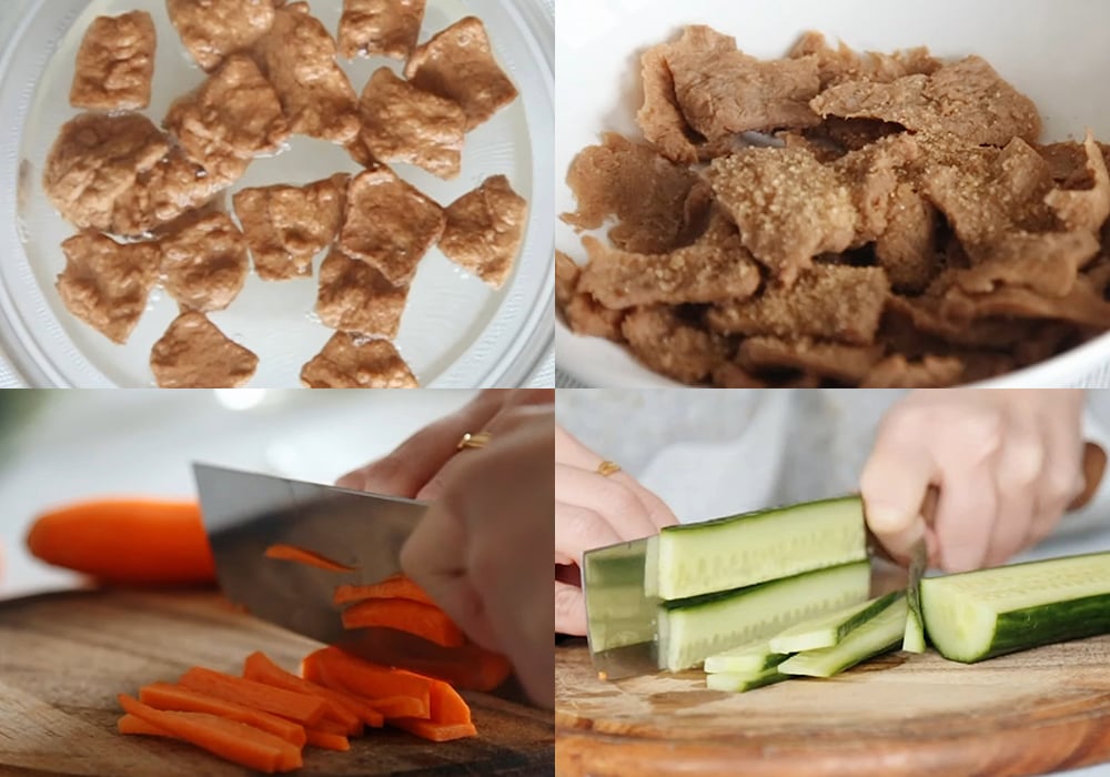 Sơ chế các nguyên liệu