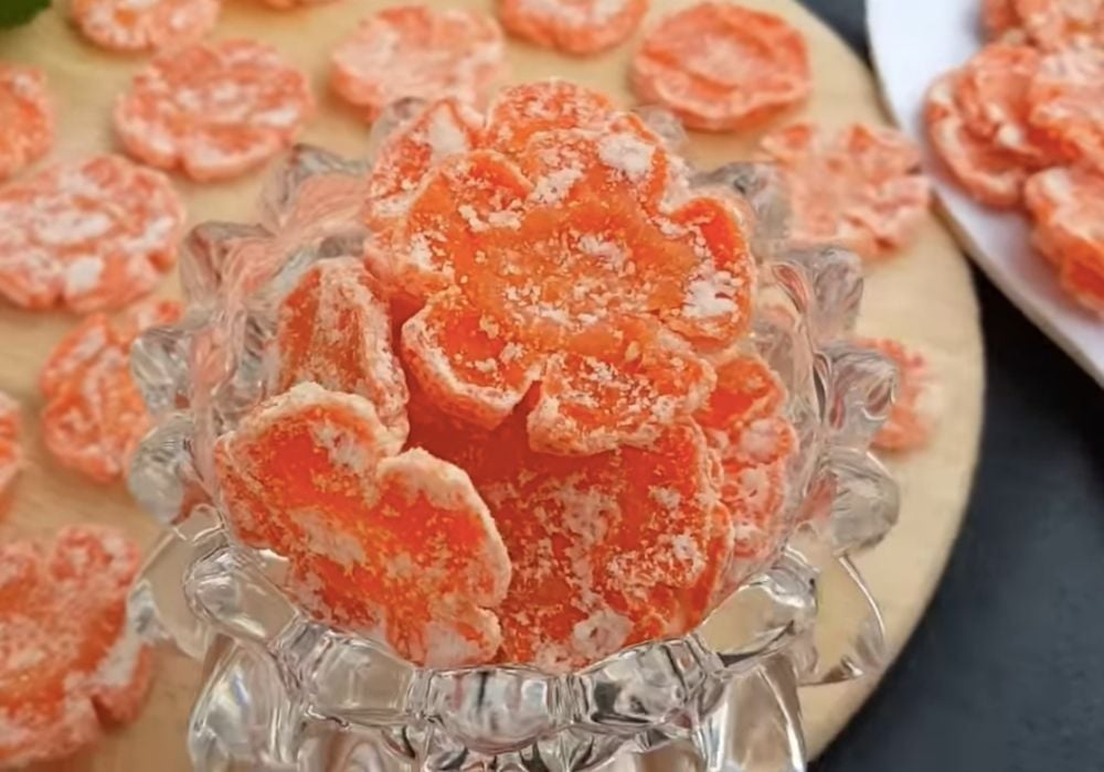 Mứt cà rốt sấy khô