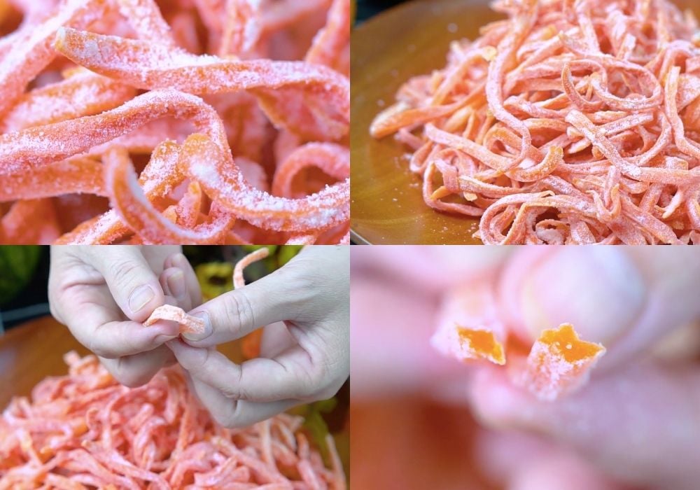 Mứt cà rốt sợi