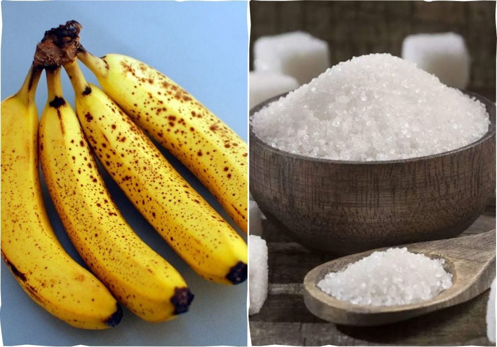 Nguyên liệu làm mứt chuối chín