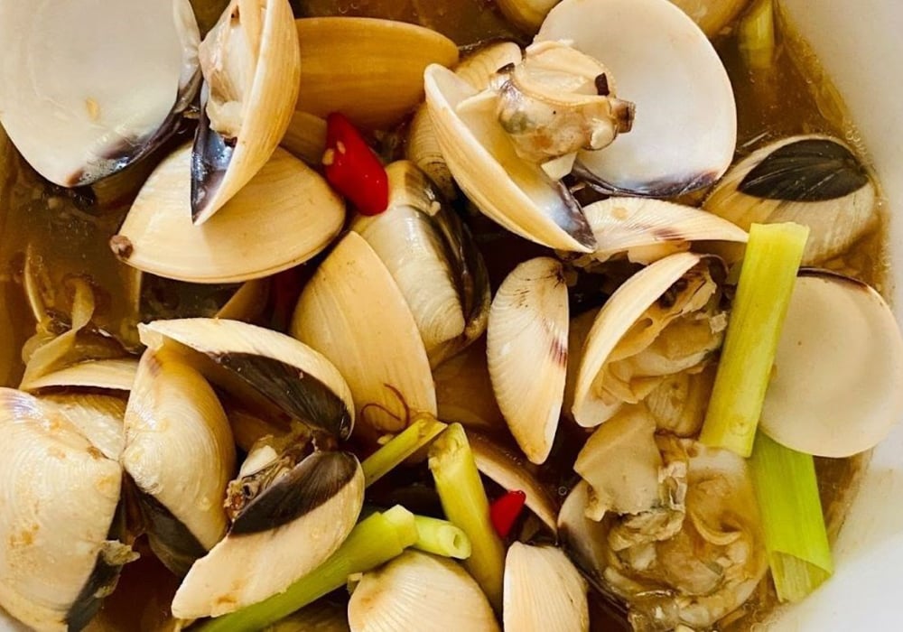 Mẹo bảo quản nghêu hấp Thái đúng cách