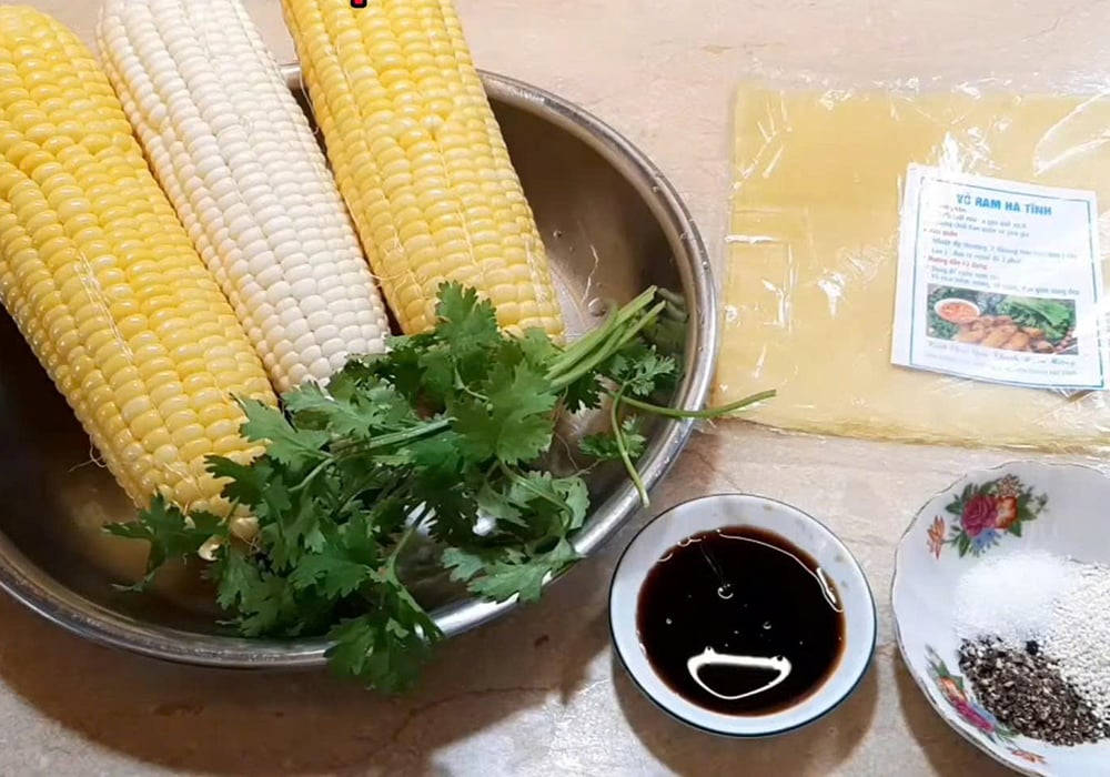 Nguyên liệu làm ram bắp chay