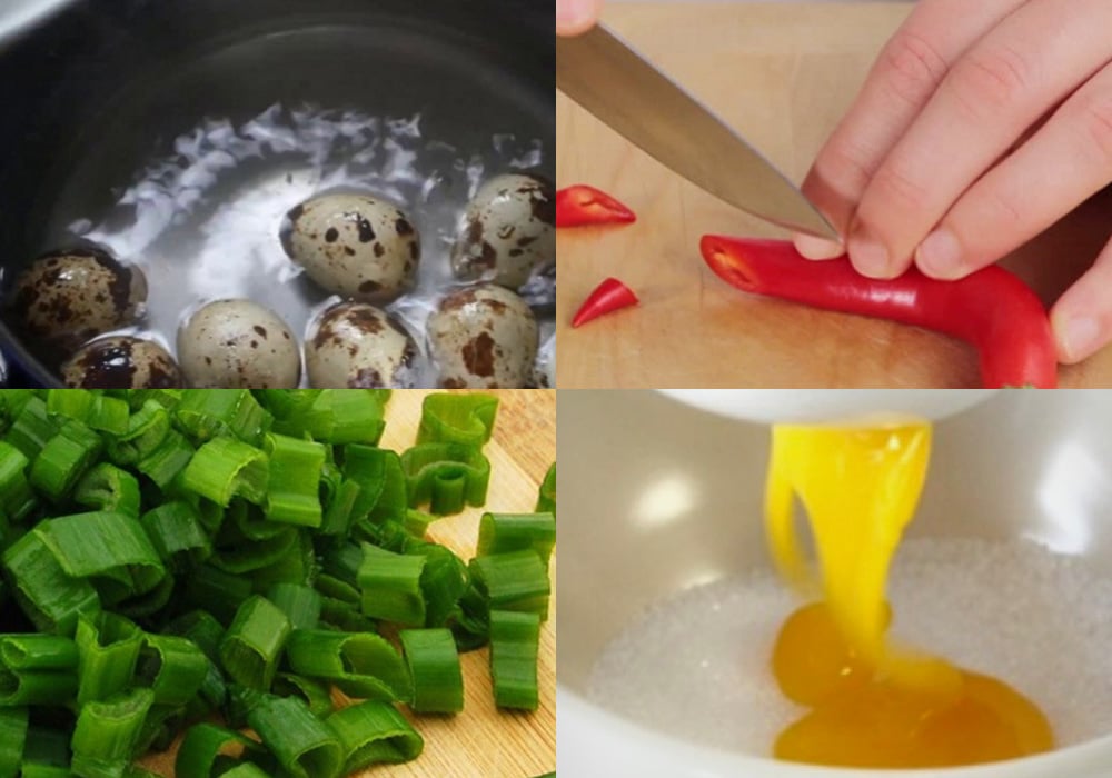 Sơ chế các nguyên liệu