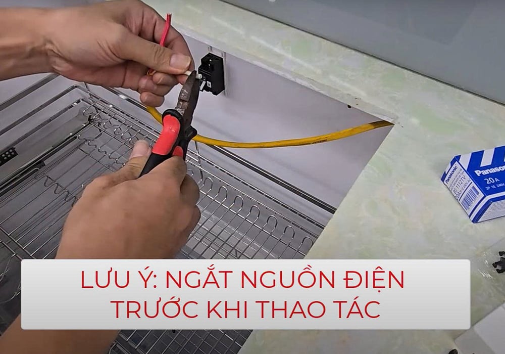 Kết nối dây điện, tuân thủ màu dây, đấu nối an toàn