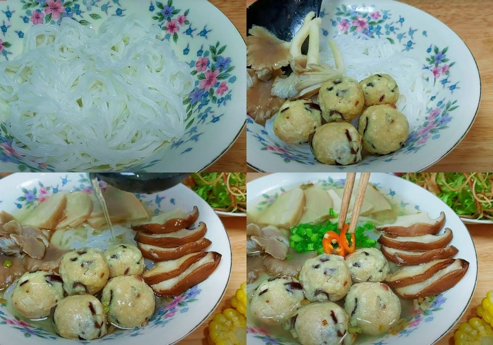 Bún mọc chay