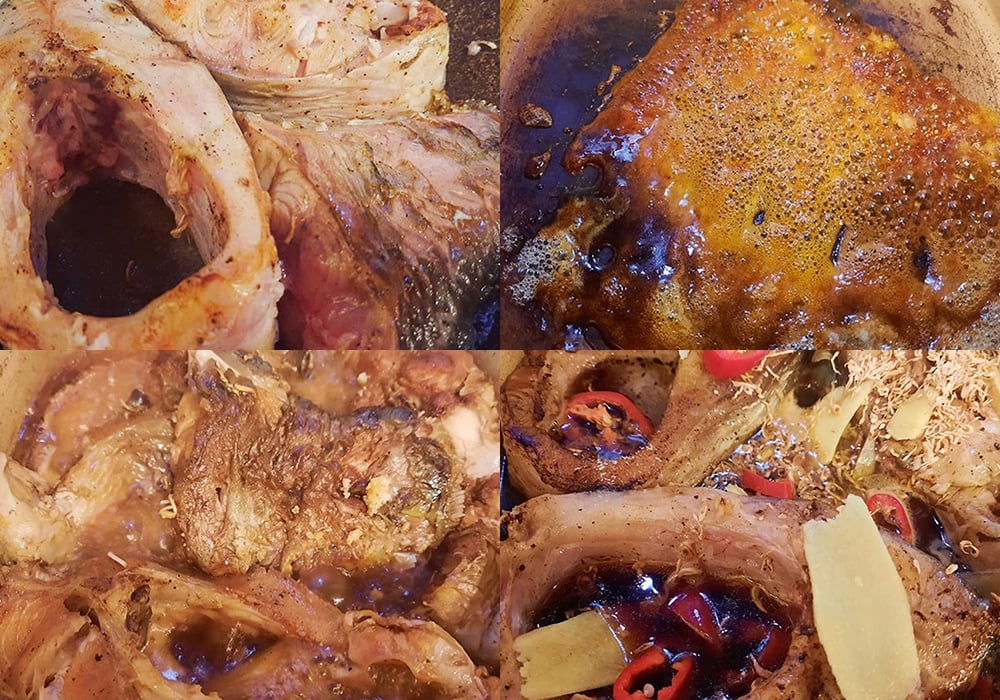 Các bước làm cá chép kho gừng