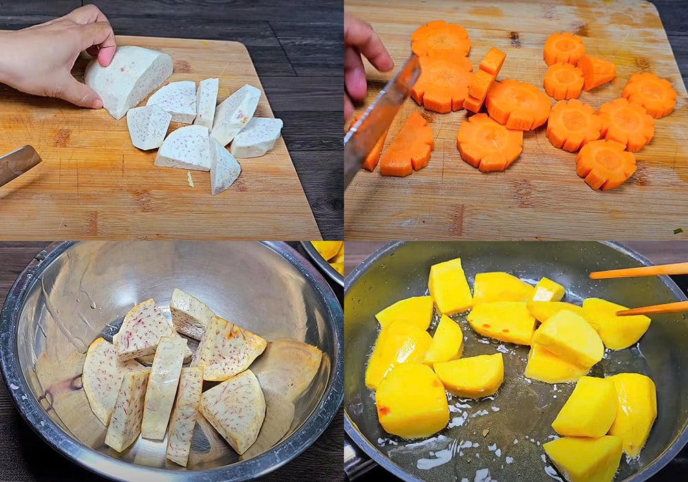 Sơ chế các nguyên liệu