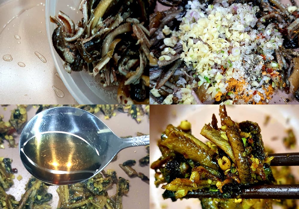 Tẩm ướp và xào lươn