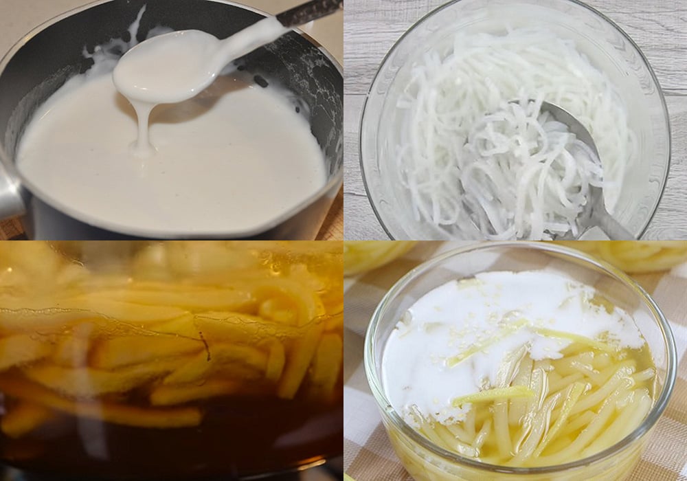 Các bước làm chè bánh canh ngọt miền tây