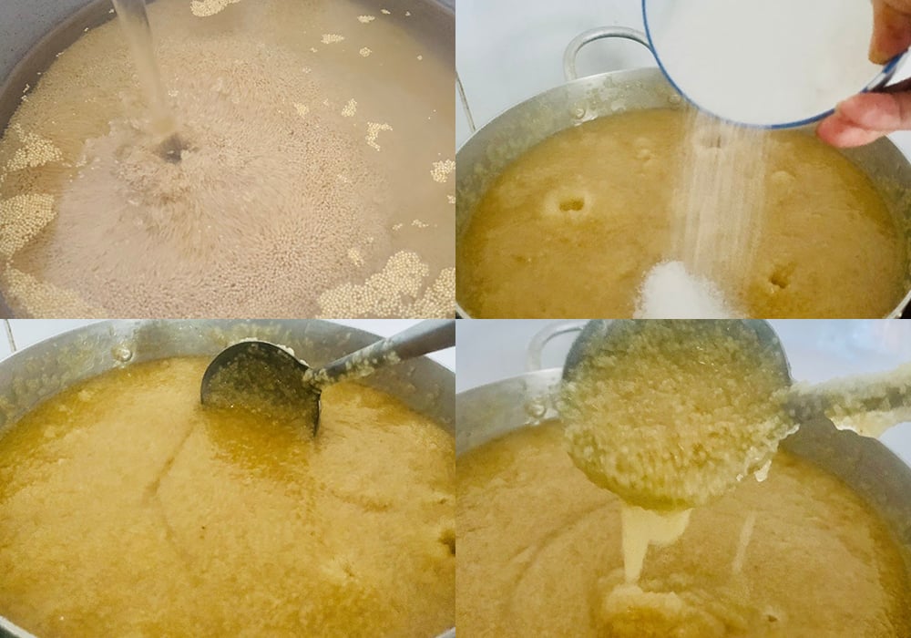 Các bước làm chè kê Huế