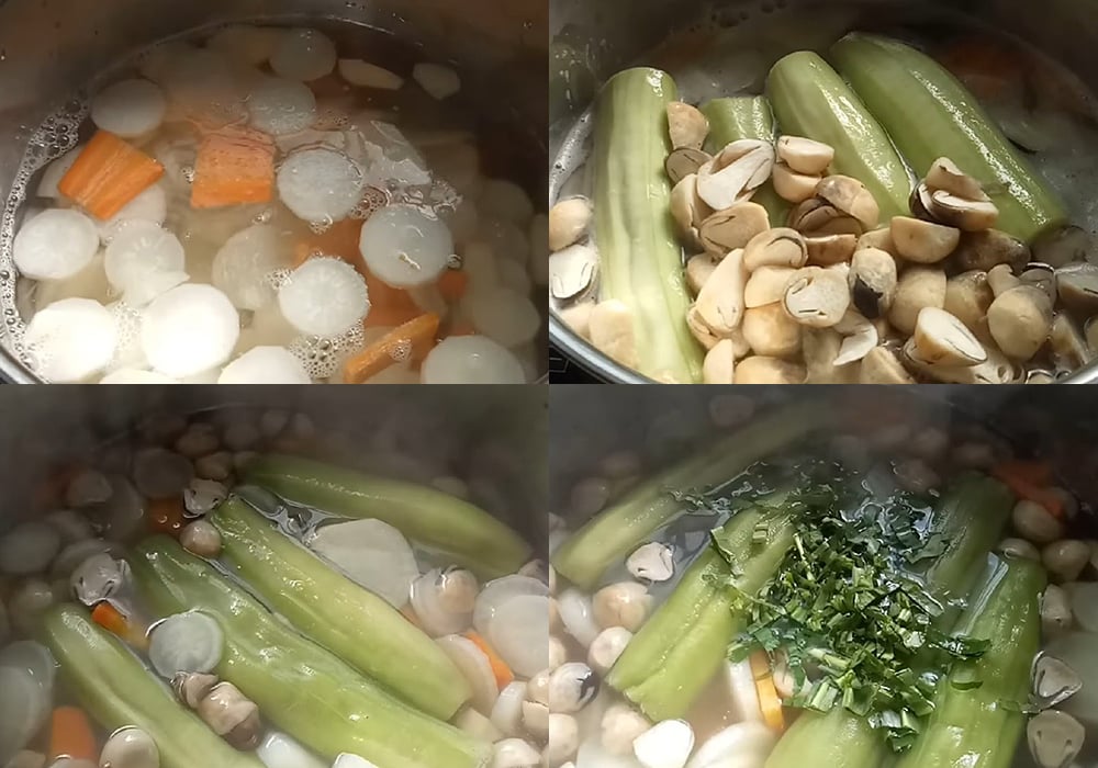 Các bước làm hủ tiếu chay