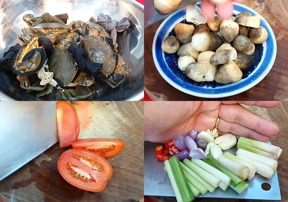 Sơ chế các nguyên liệu