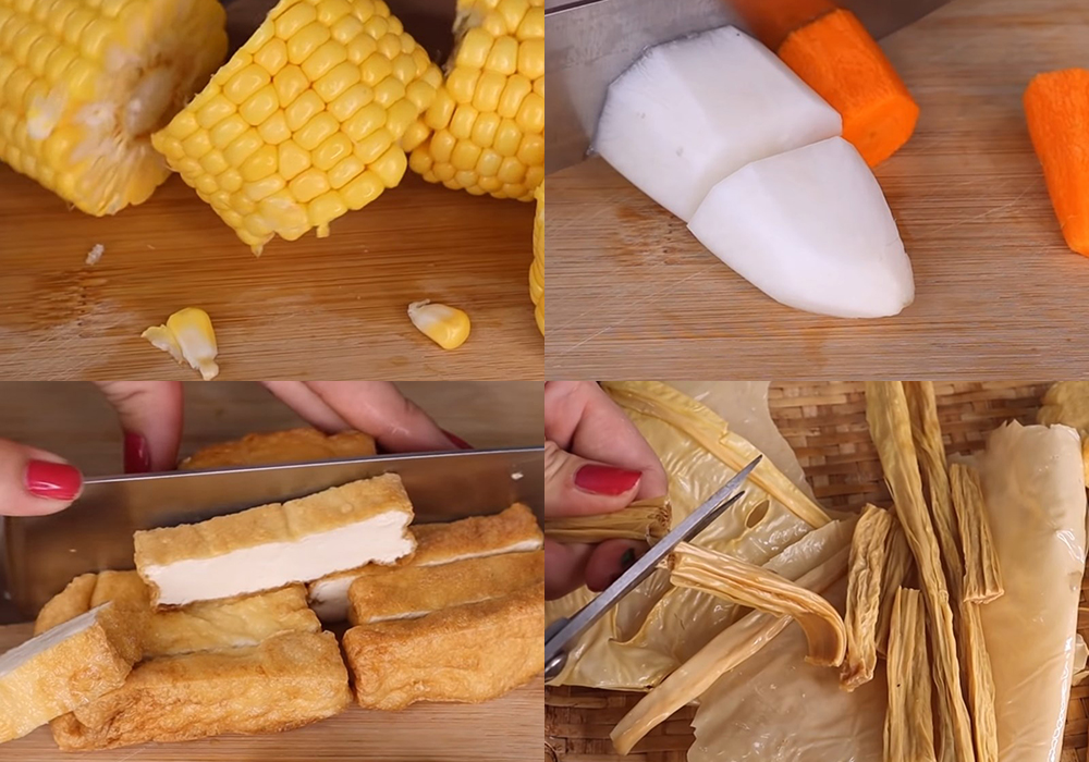 Sơ chế các nguyên liệu