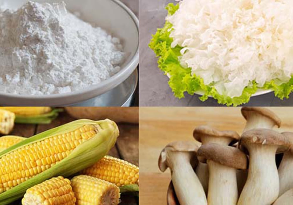 Nguyên liệu làm súp cua chay