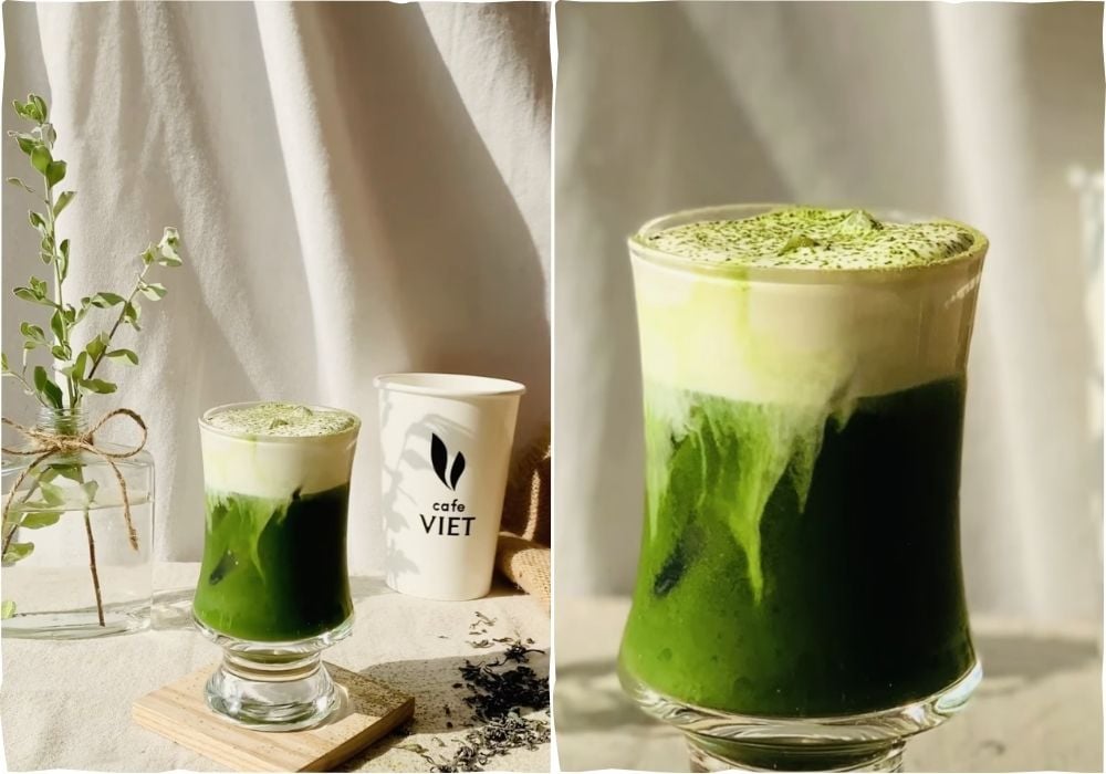 Matcha macchiato