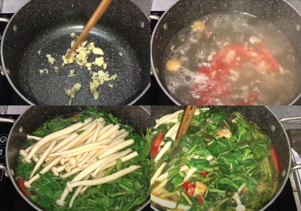 Nấu canh chua
