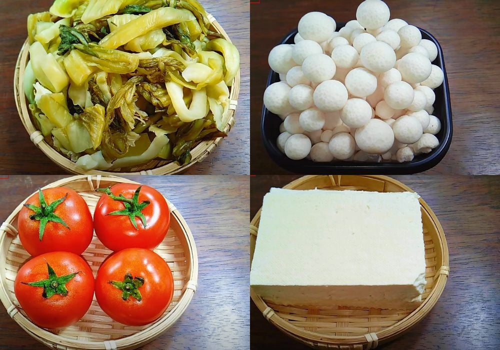 Chuẩn bị nguyên liệu