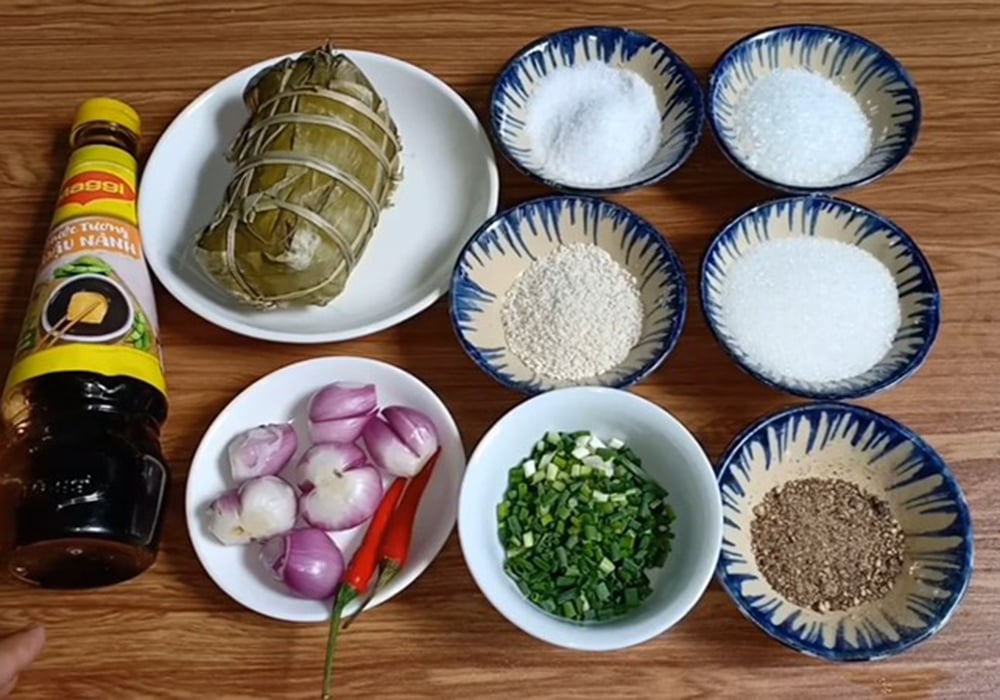 Nguyên liệu làm chả lụa chay kho