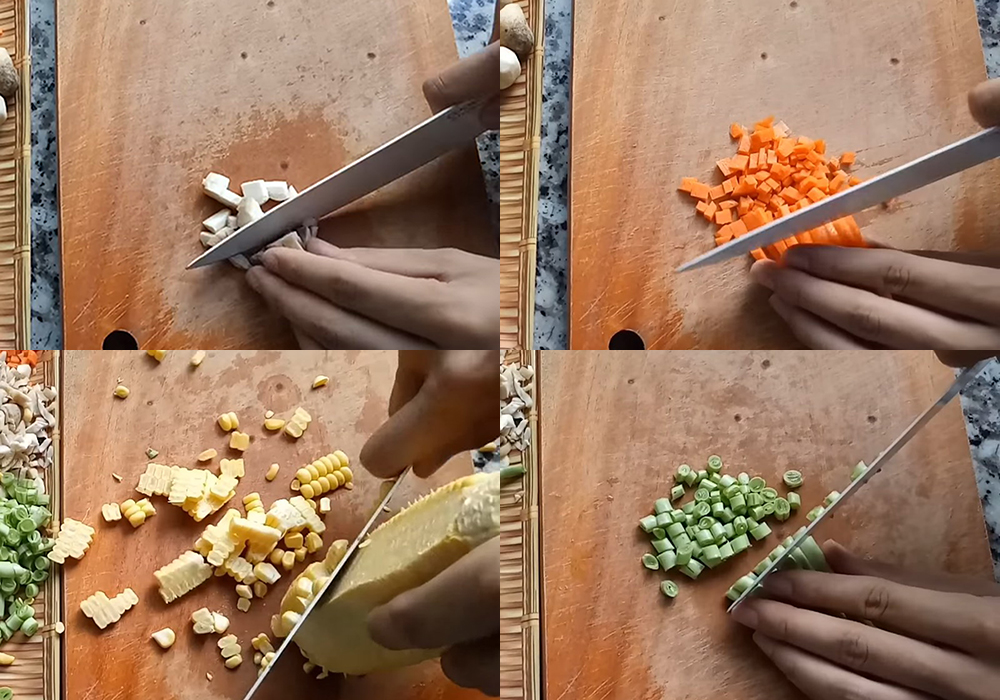 Sơ chế các nguyên liệu