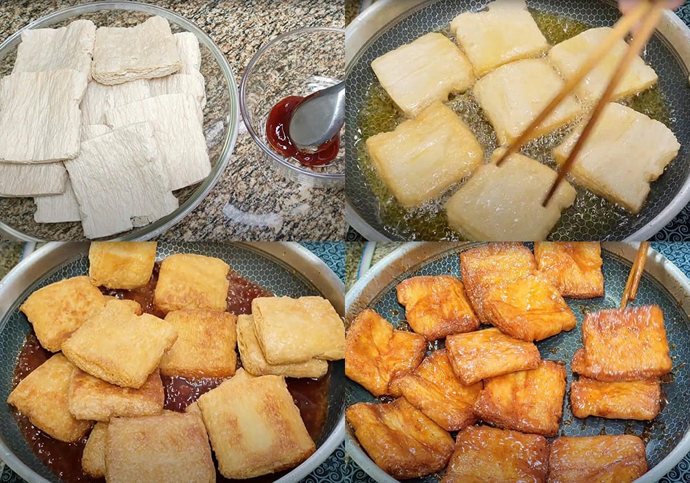 Sơ chế sườn non chay