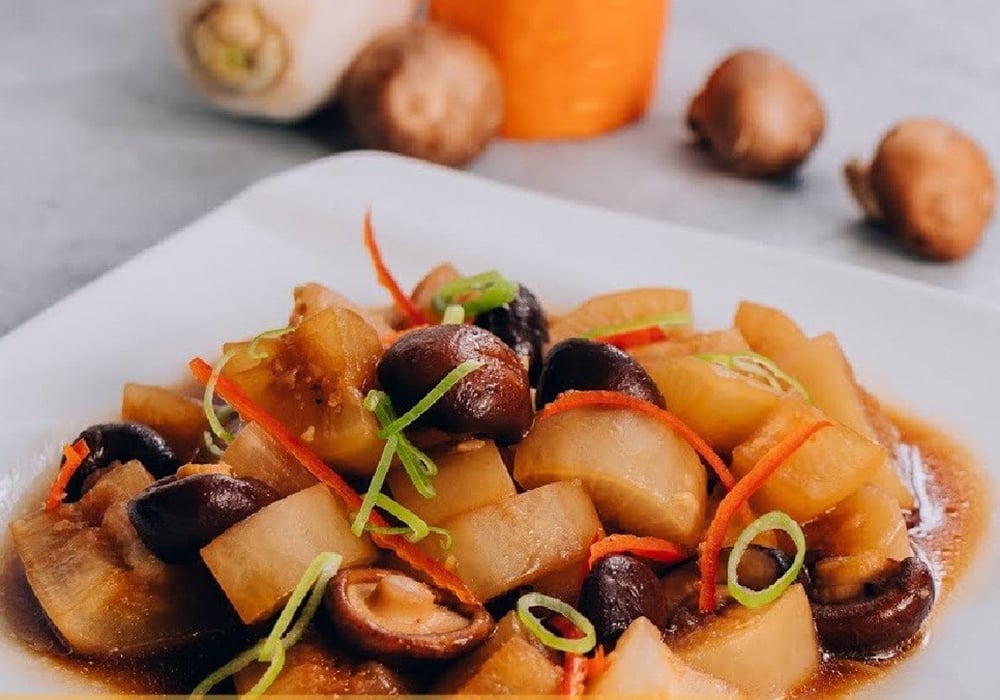 Mẹo bảo quản củ cải kho chay đúng cách