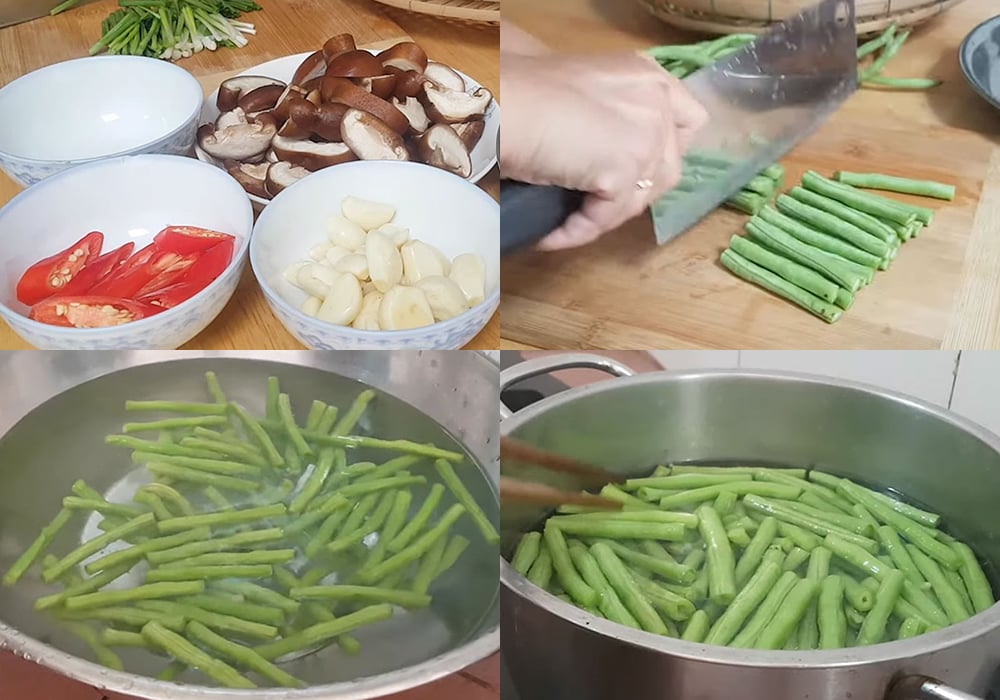 Sơ chế các nguyên liệu