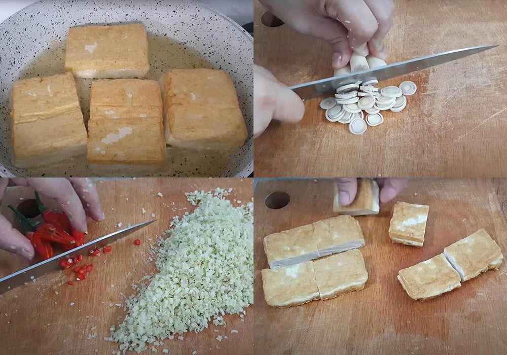 Sơ chế các nguyên liệu