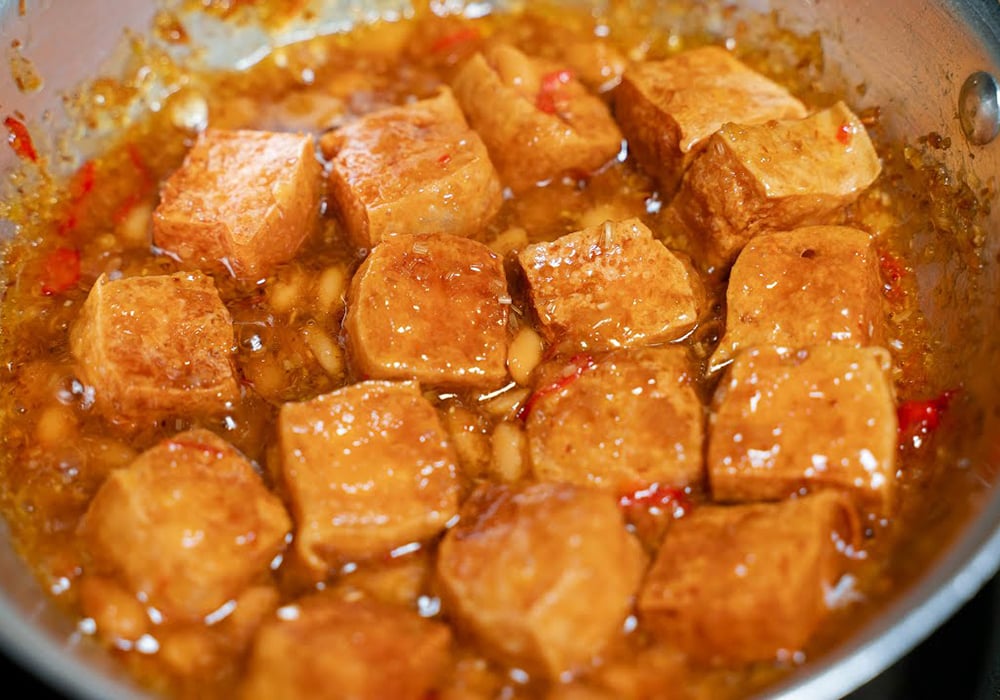 Mẹo bảo quản đậu hũ kho tương hột chay đúng cách