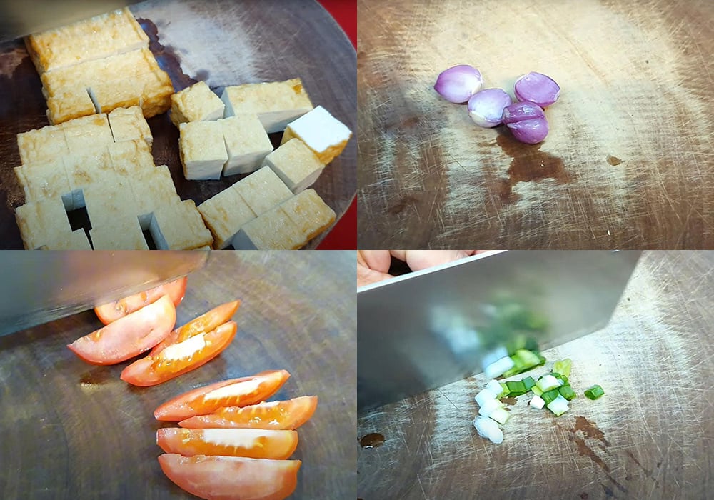 Sơ chế các nguyên liệu