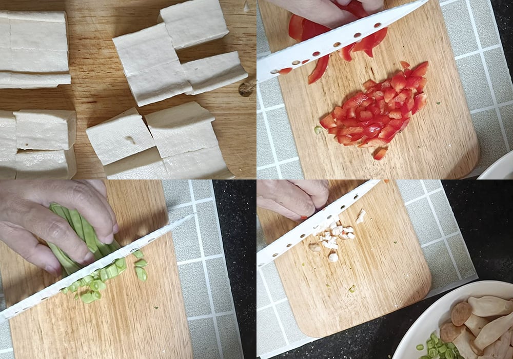 Sơ chế các nguyên liệu