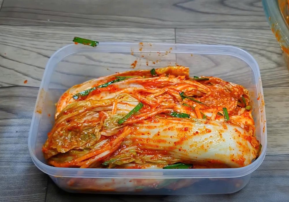 Mẹo bảo quản kim chi cải thảo chay đúng cách