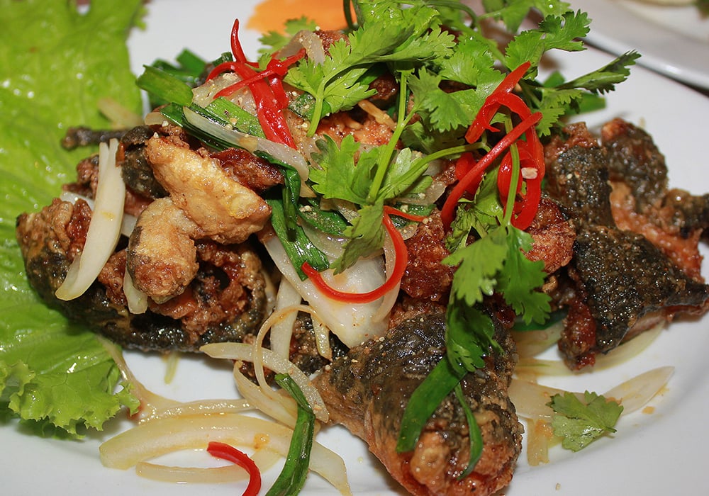 Ếch chiên nước mắm