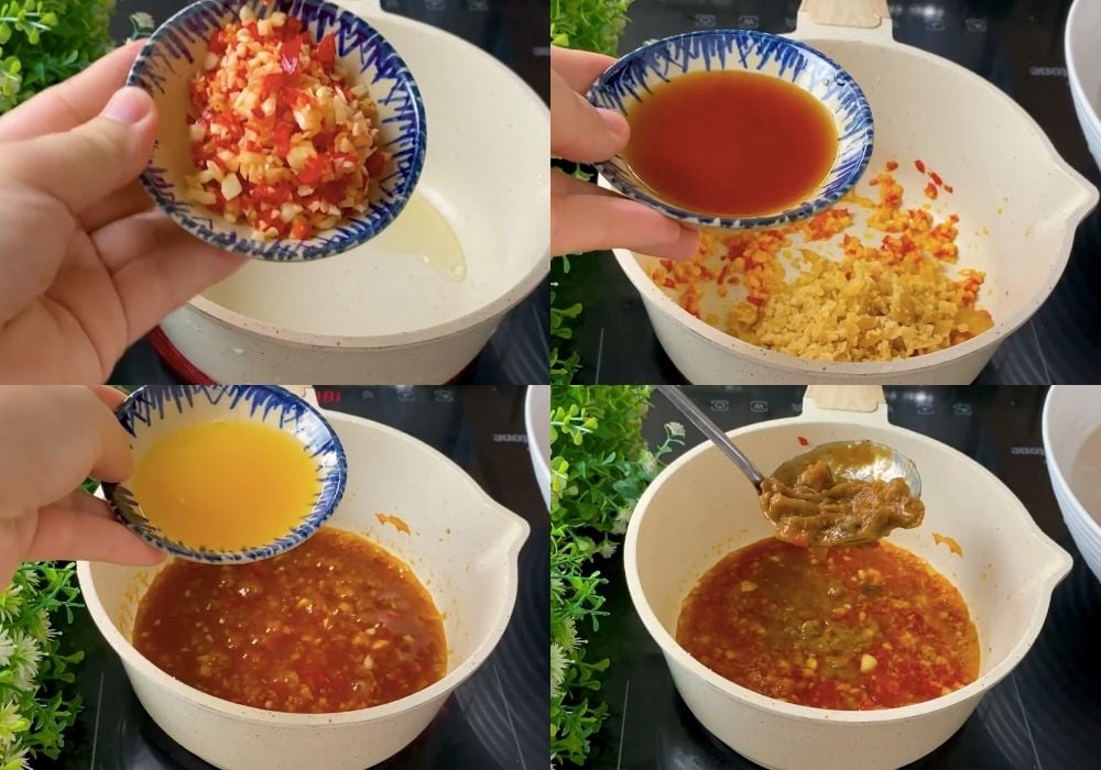 Làm nước sốt Thái