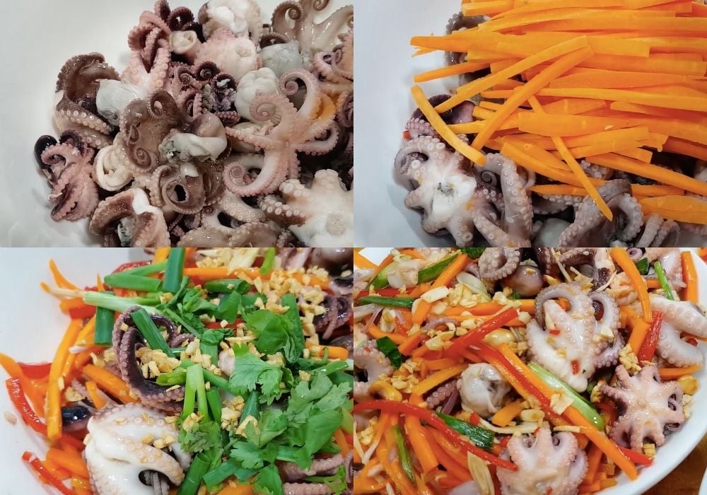 Pha nước trộn gỏi và trộn gỏi