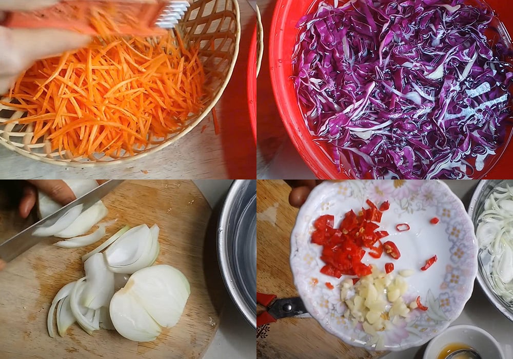 Sơ chế các nguyên liệu
