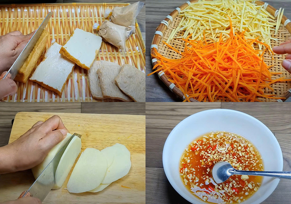 Sơ chế các nguyên liệu