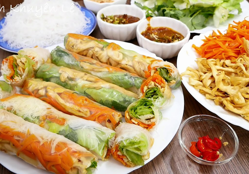 Mẹo bảo quản gỏi cuốn chay đúng cách