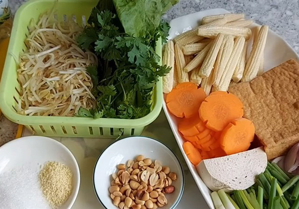 Nguyên liệu làm hủ tiếu khô chay