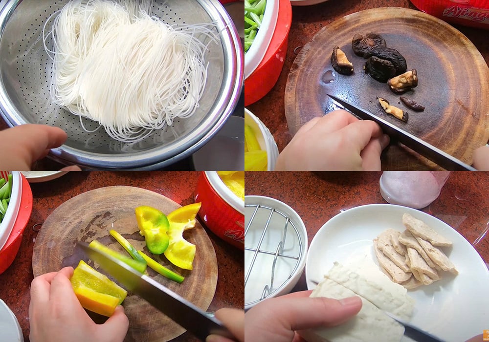 Sơ chế các nguyên liệu