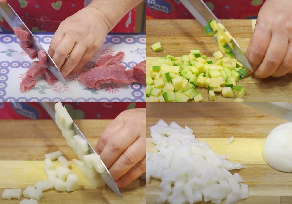 Sơ chế các nguyên liệu