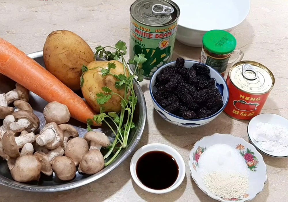 Nguyên liệu nấu lagu chay