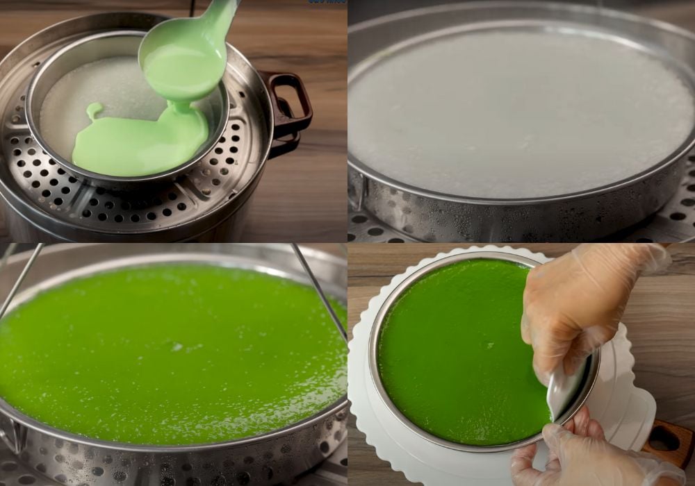 Hấp bánh từng lớp