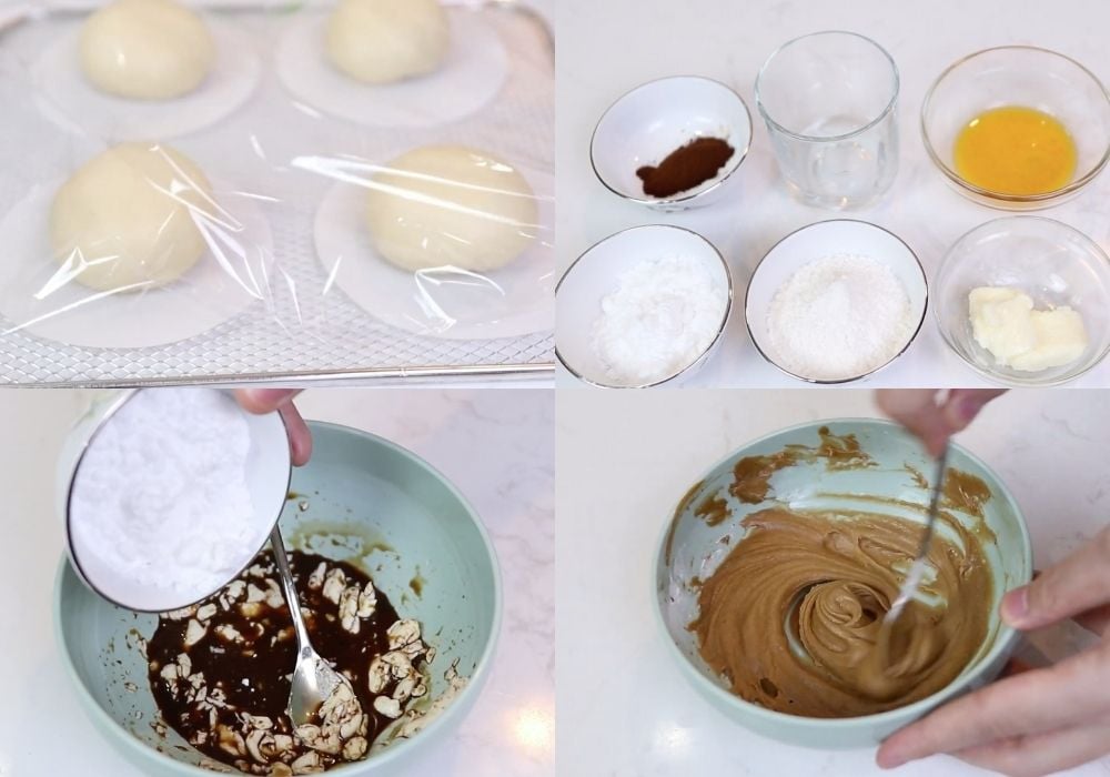 Ủ bột lần 2 và chuẩn bị topping