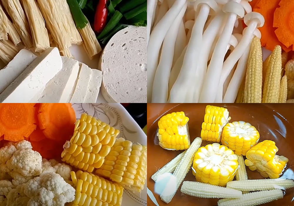 Sơ chế các nguyên liệu
