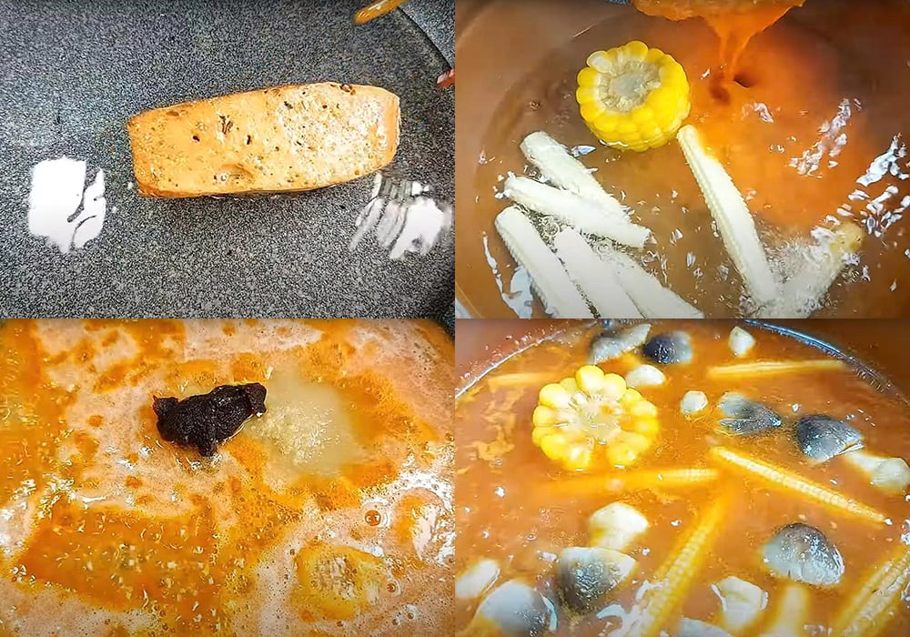 Các bước làm mì cay chay