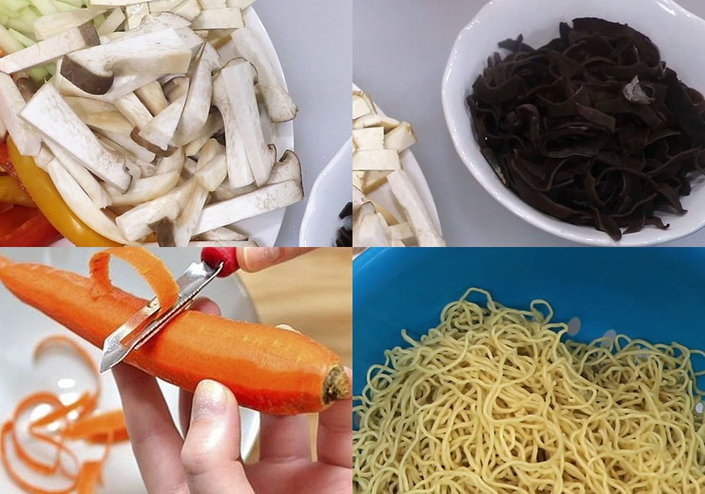 Sơ chế các nguyên liệu