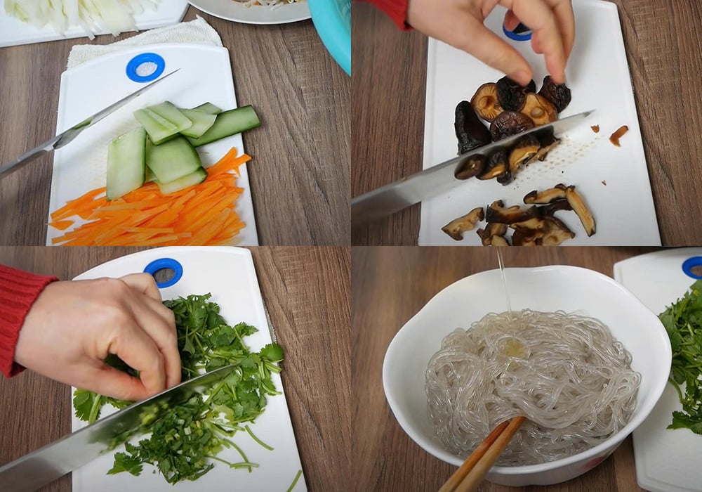 Sơ chế các nguyên liệu