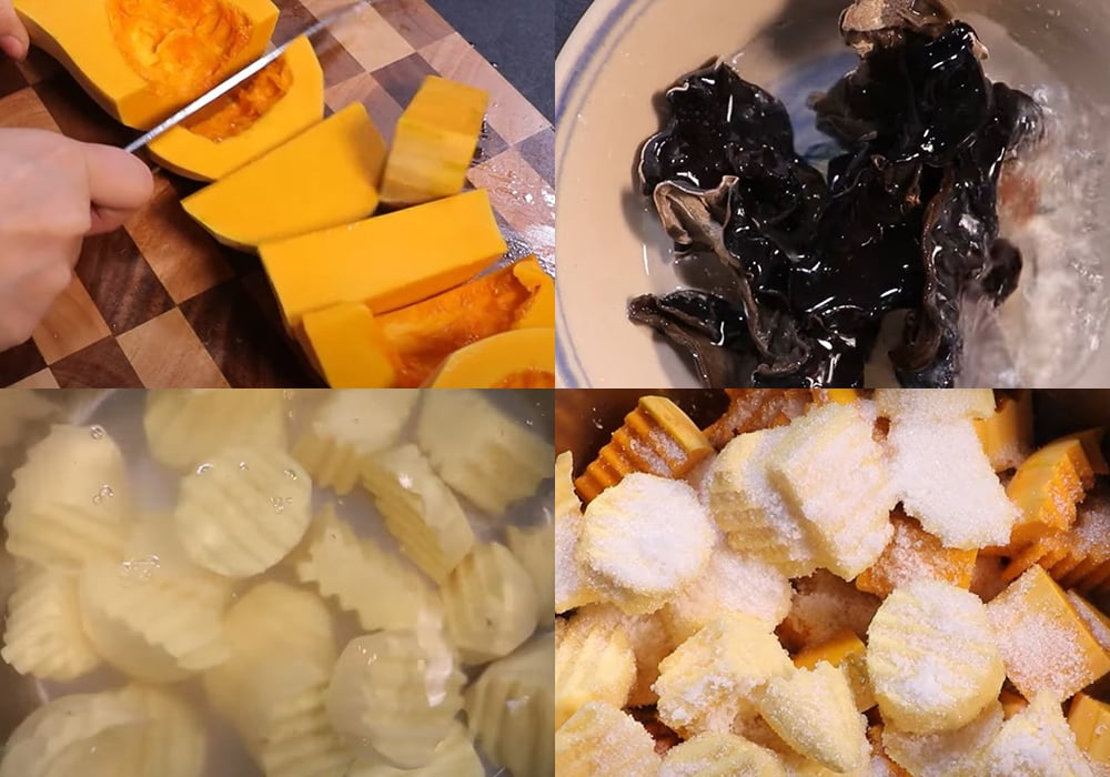 Sơ chế các nguyên liệu