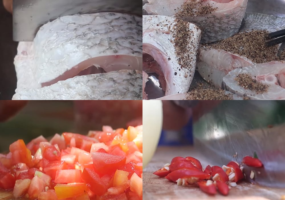 Sơ chế các nguyên liệu